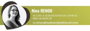 Nina RENOU en charge de la qualification et classement des hébergements