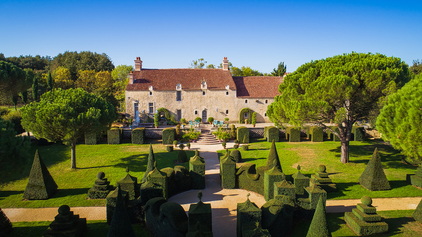 Jardin du Bâtiment, à Thiré, qui accueille le festival de William Christie