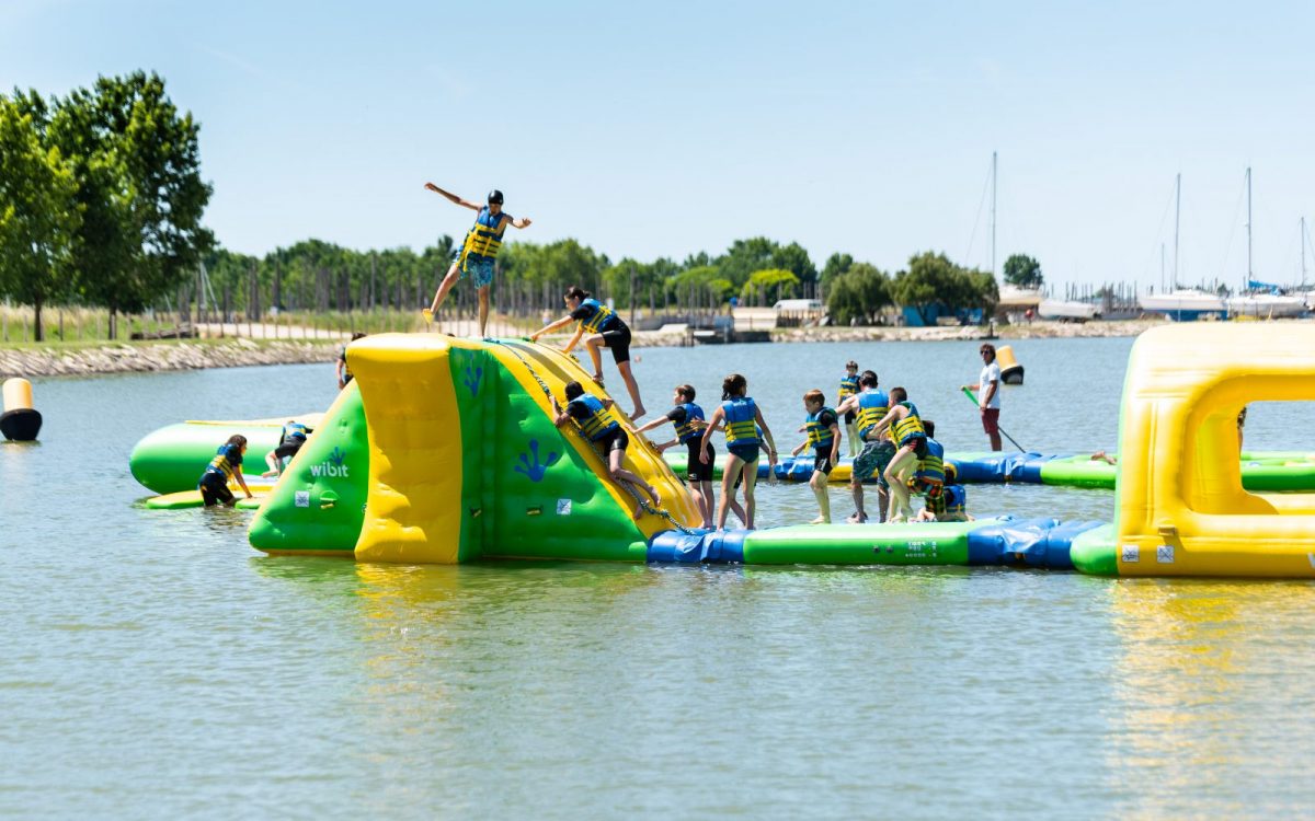 SPLASH GAME-L’AIGUILLON-LA-PRESQU’ILE-parcours avec enfants