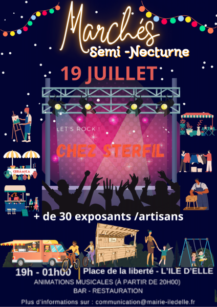 Marché semi-nocturne – Chez Sterfil