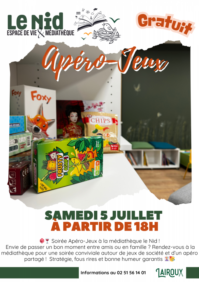 Apéro jeux lairoux