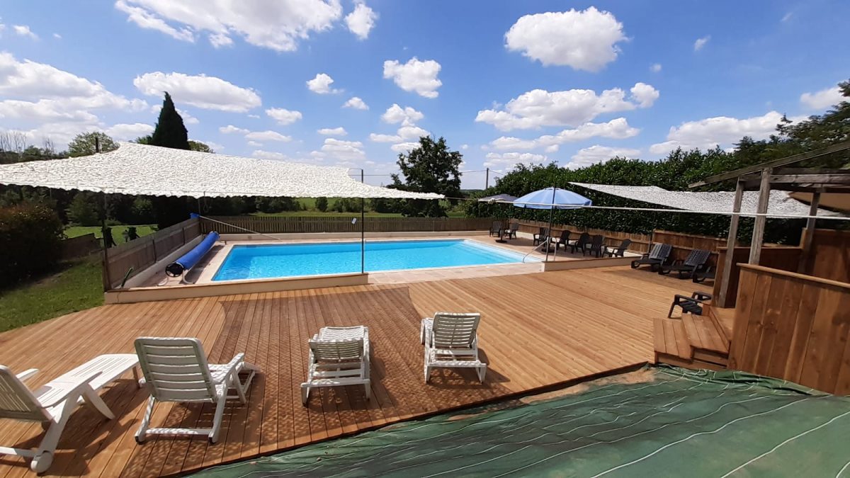 Le Clos de la Coudraie_Sainte Hermine_Vue piscine