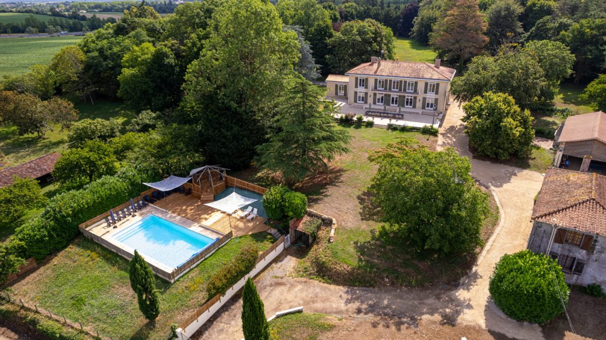 Le Clos de la Coudraie_ Sainte Hermine_Vue aérienne