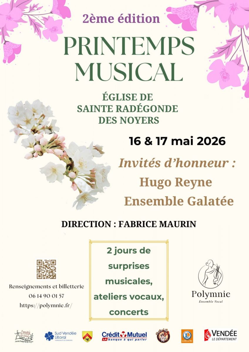 2026 affiche Printemps musical