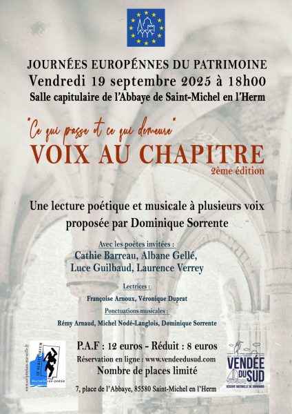 Voix au Chapitre, Lecture poétique et musicale à plusieurs voix