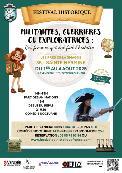 Festival de l’Histoire de France, Militantes, guerrières ou exploratrices : ces femmes qui ont fait l’Histoire
