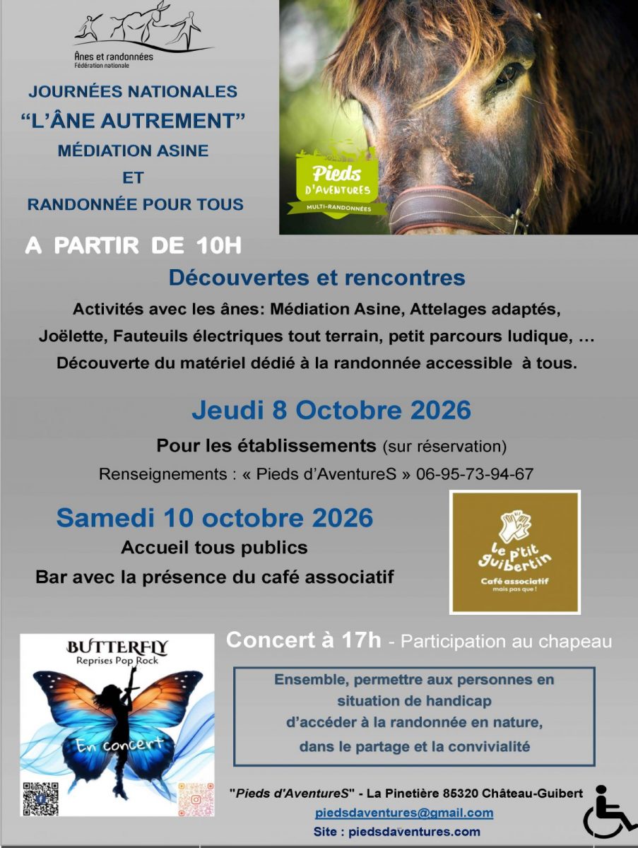 Affiche  portes ouvertes 2026- Pieds d&rsquo;AventureS