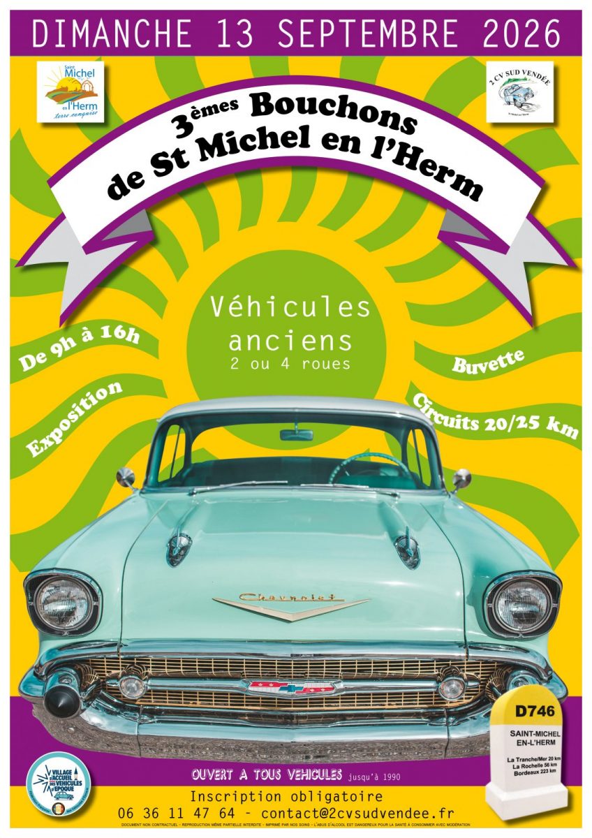 Affiche 3èmes bouchon St Michel 13 sept 2026