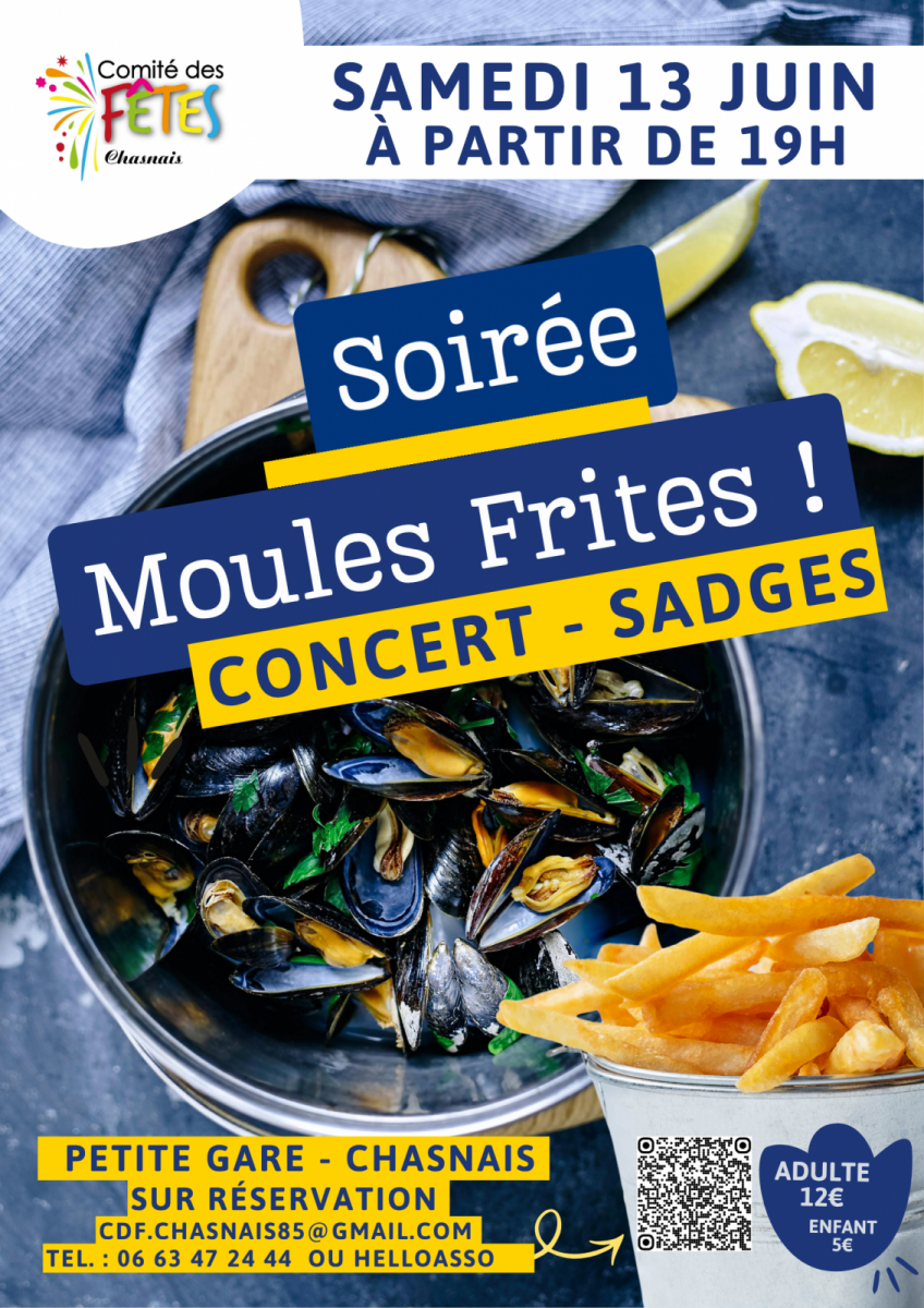 Affiche Moule frites