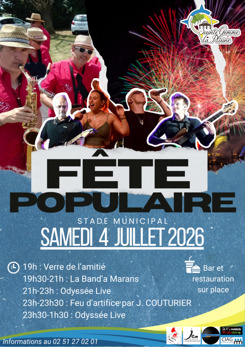 Affiche Fête Populaire 2026 (1)