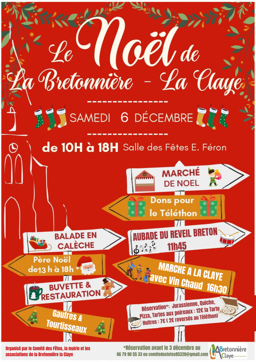 Affiche marché de Noël