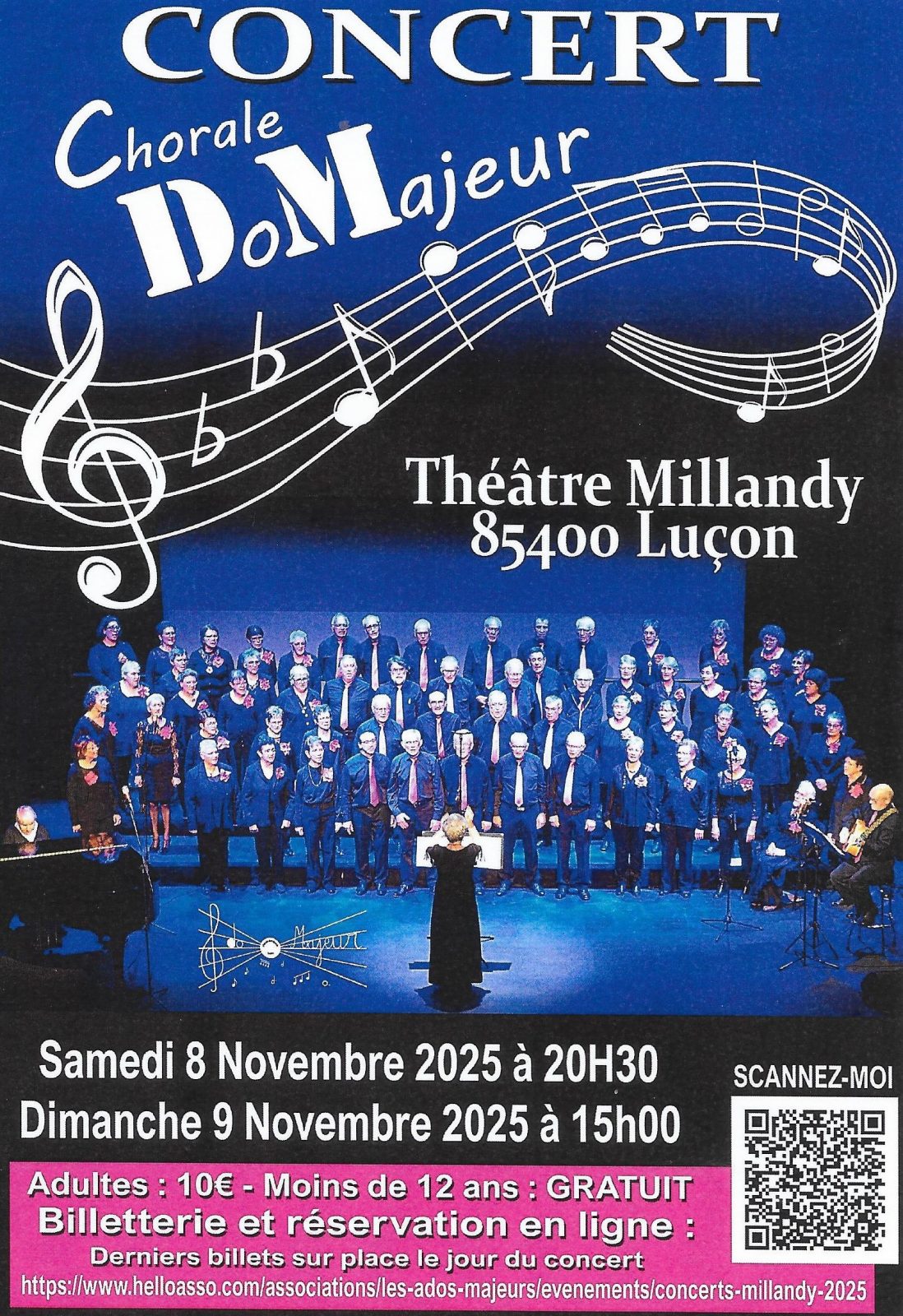 Affiche des concerts 8 et 9 novembre 2025