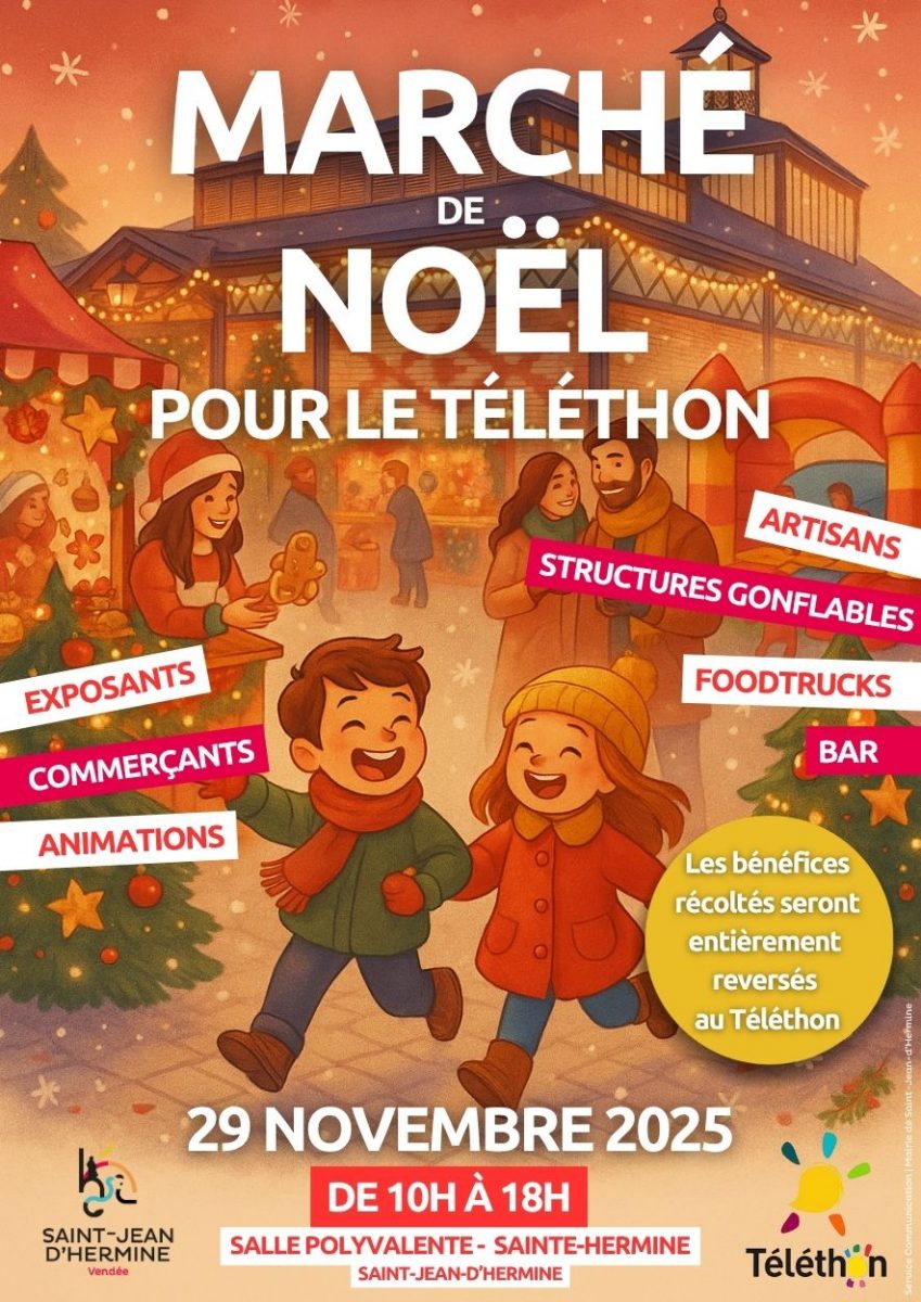 Affiche marché de Noel – 1