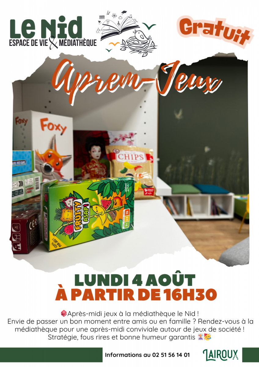 après-midi jeux lairoux