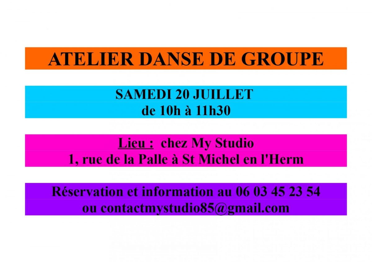 Atelier danses de groupe