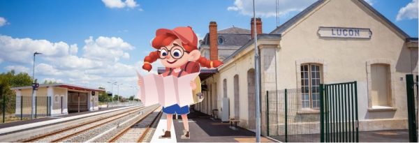 Le carnet d&rsquo;Élise : Expédition au départ de la gare de Luçon – Jeu de piste Baludik