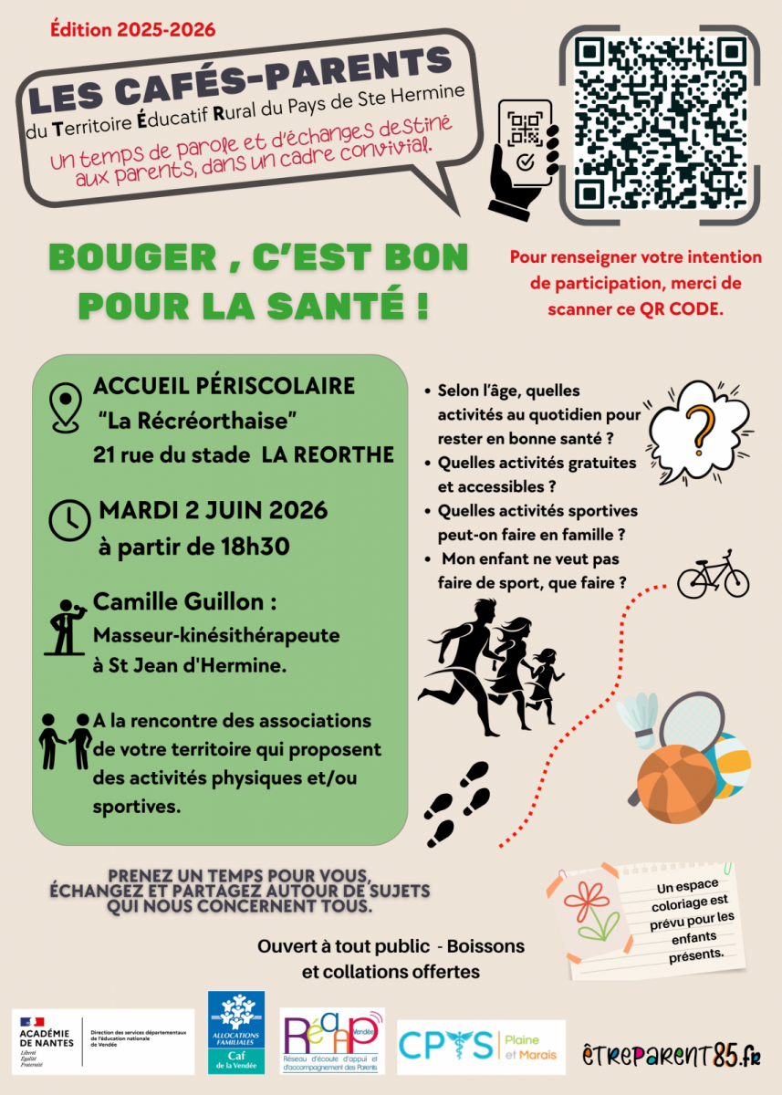 Cafés-parents du TER 2026