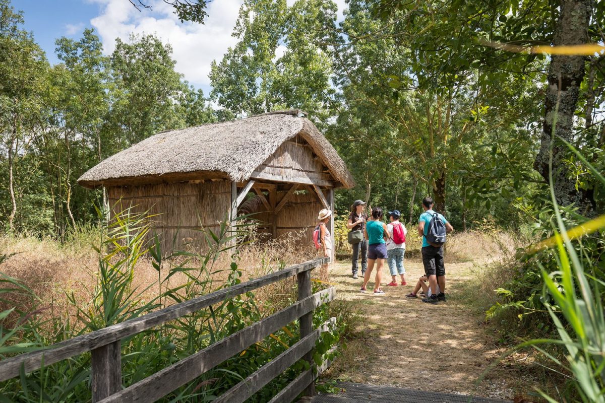 RÉSERVE BIOLOGIQUE DÉPARTEMENTALE-NALLIERS-hutte