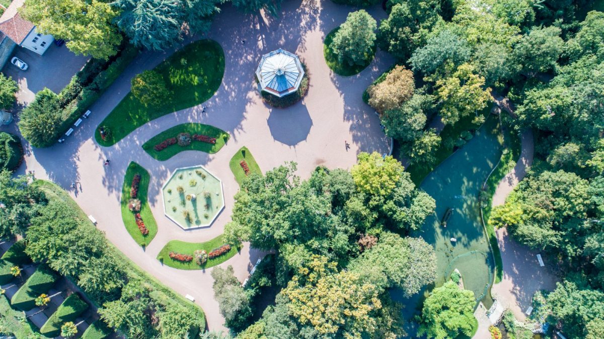 Jardin dumaine-Luçon-Vue aérienne
