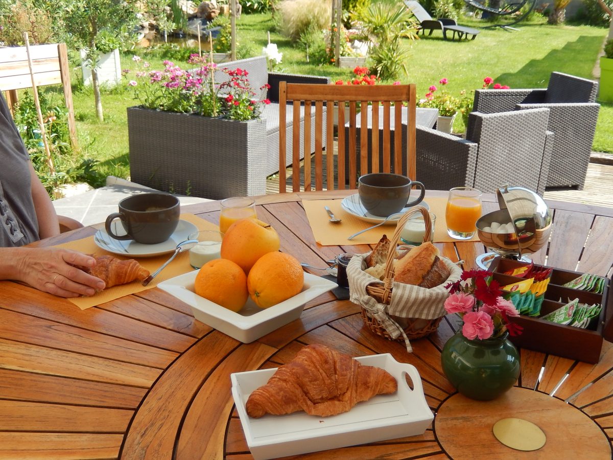 Petit déjeuner extérieur