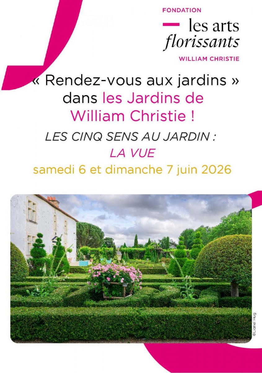 Flyer Rendez-vous aux jardins 2026