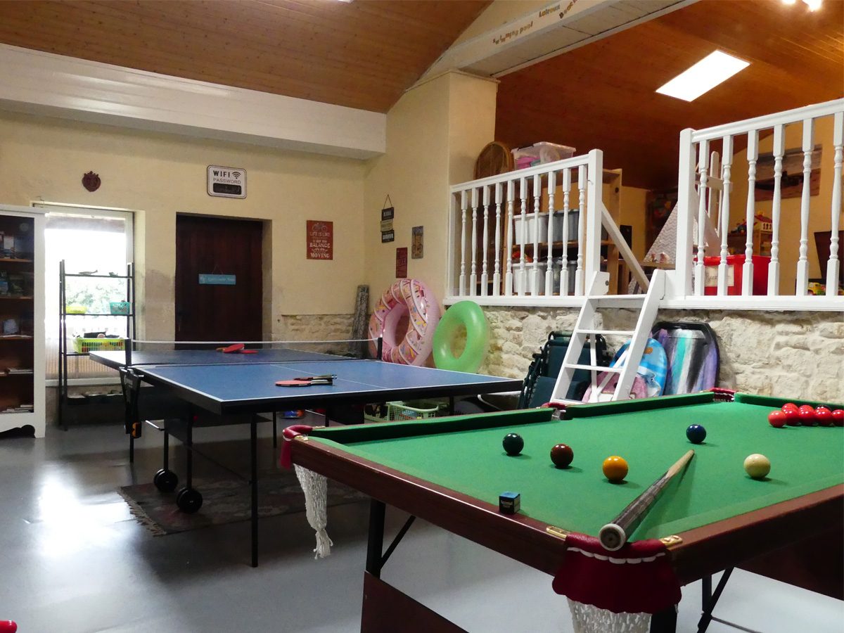 Gîte l’Ecurie_Lairoux_Salle de jeux