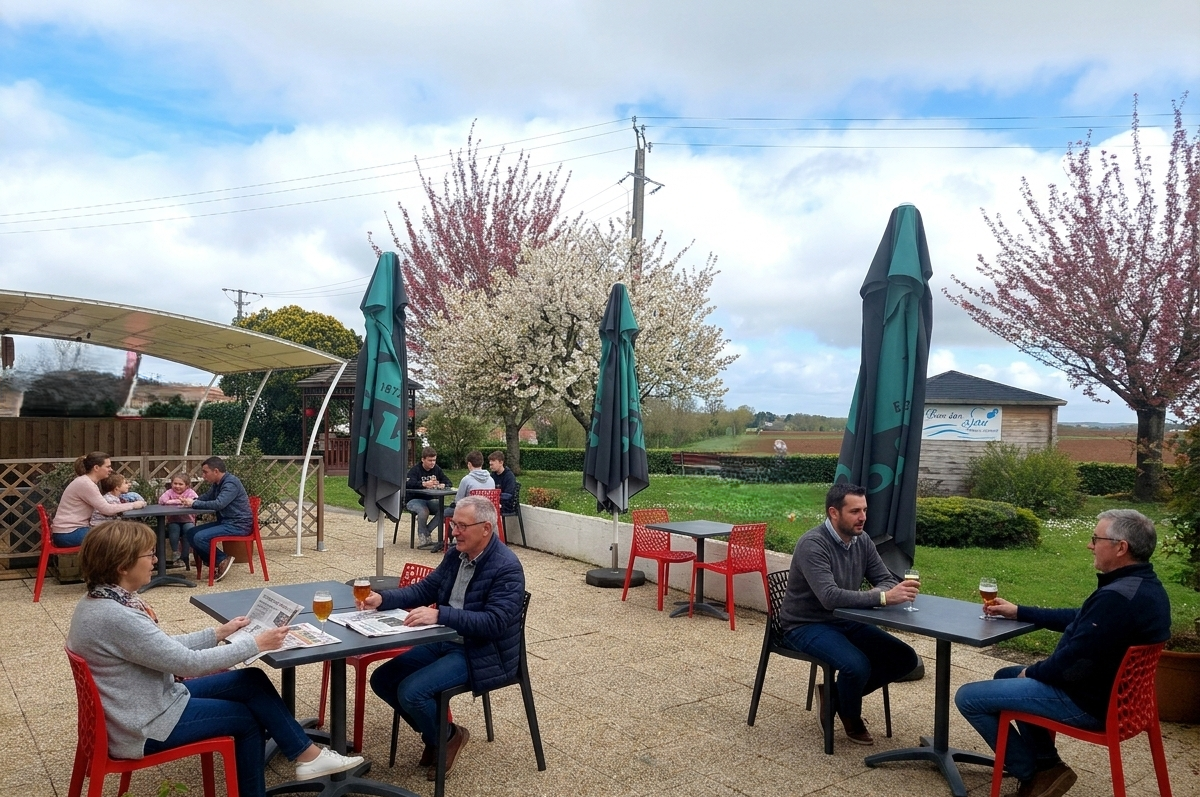 terrasse coté jardin