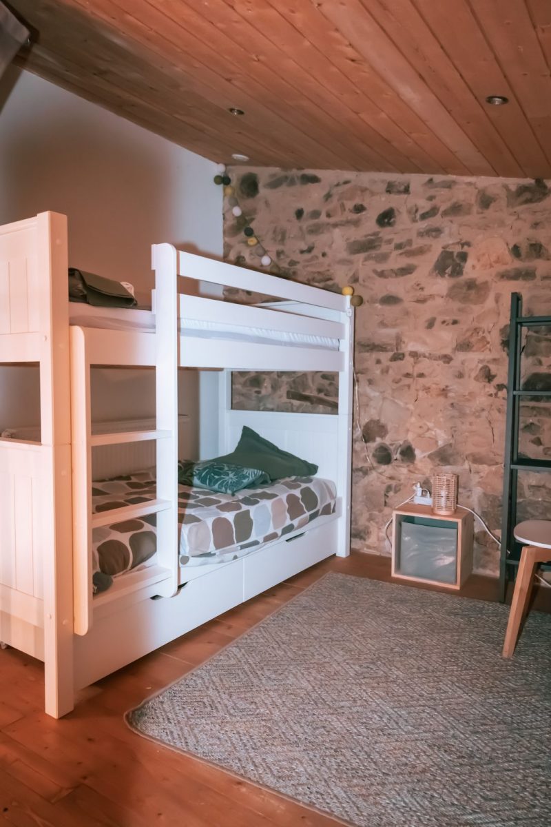 Meublé Manly_St Martin L&rsquo;Ars_Mezzanine lits superposés