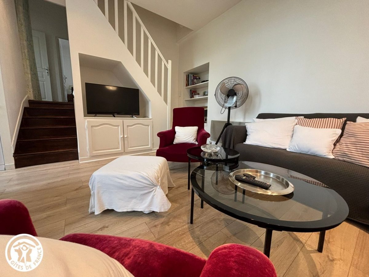 Gîte agréé Gîtes de France dans le PNR Marais Poitevin : Salon_5