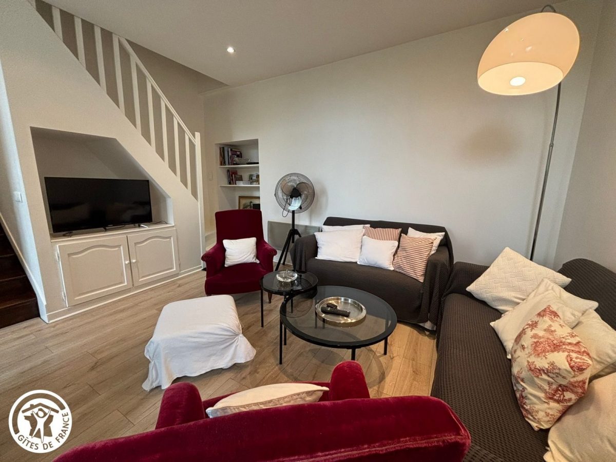 Gîte agréé Gîtes de France dans le PNR Marais Poitevin : Salon_7