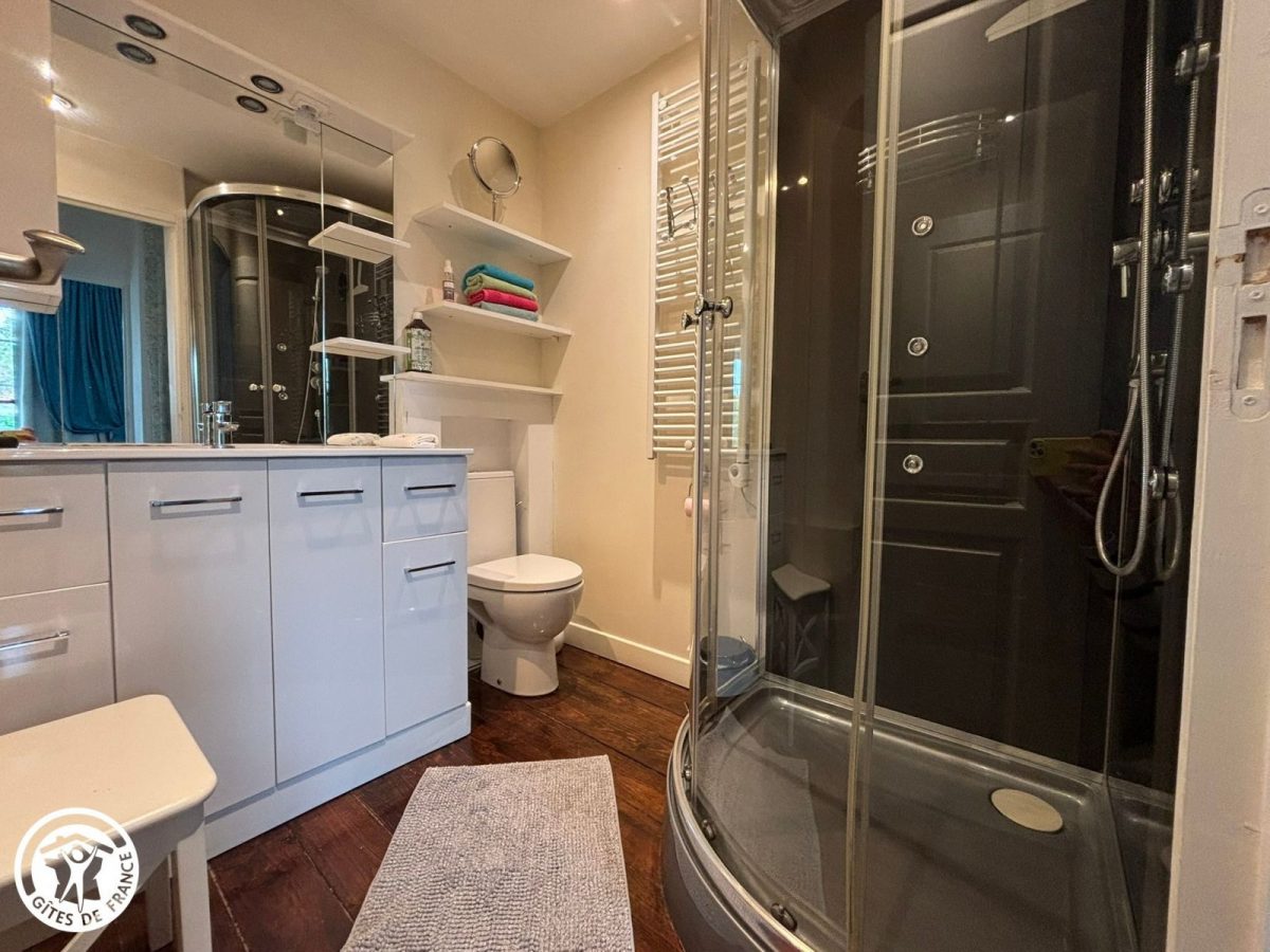 Gîte agréé Gîtes de France dans le PNR Marais Poitevin : Salle d&rsquo;eau/WC_17