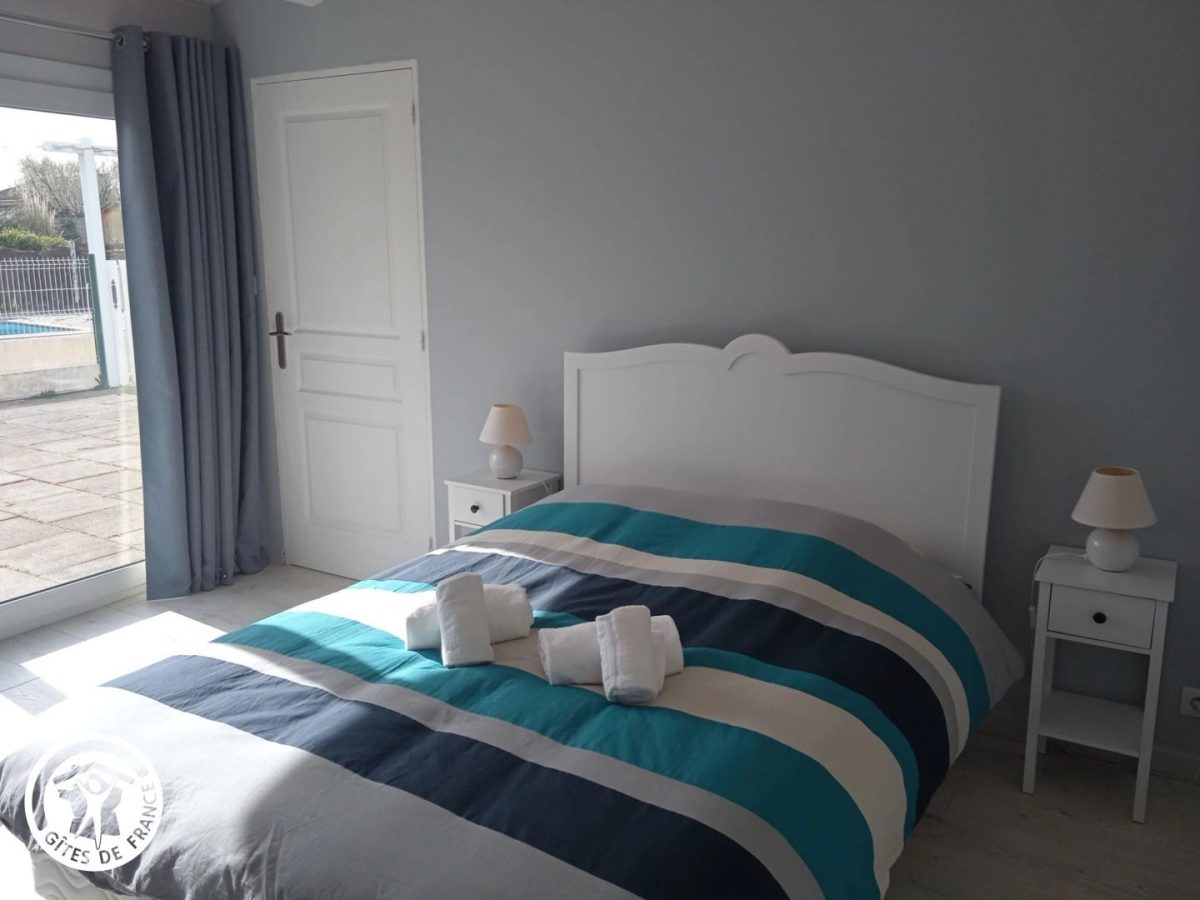 Gîte agréé Gîtes de France dans le PNR Marais Poitevin : Chambre (1 lit 140)_4