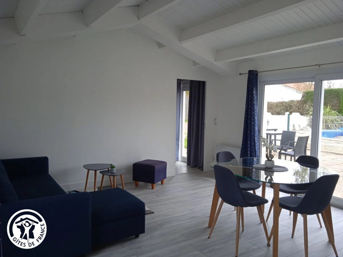 Gîte agréé Gîtes de France dans le PNR Marais Poitevin : Séjour/salon_6