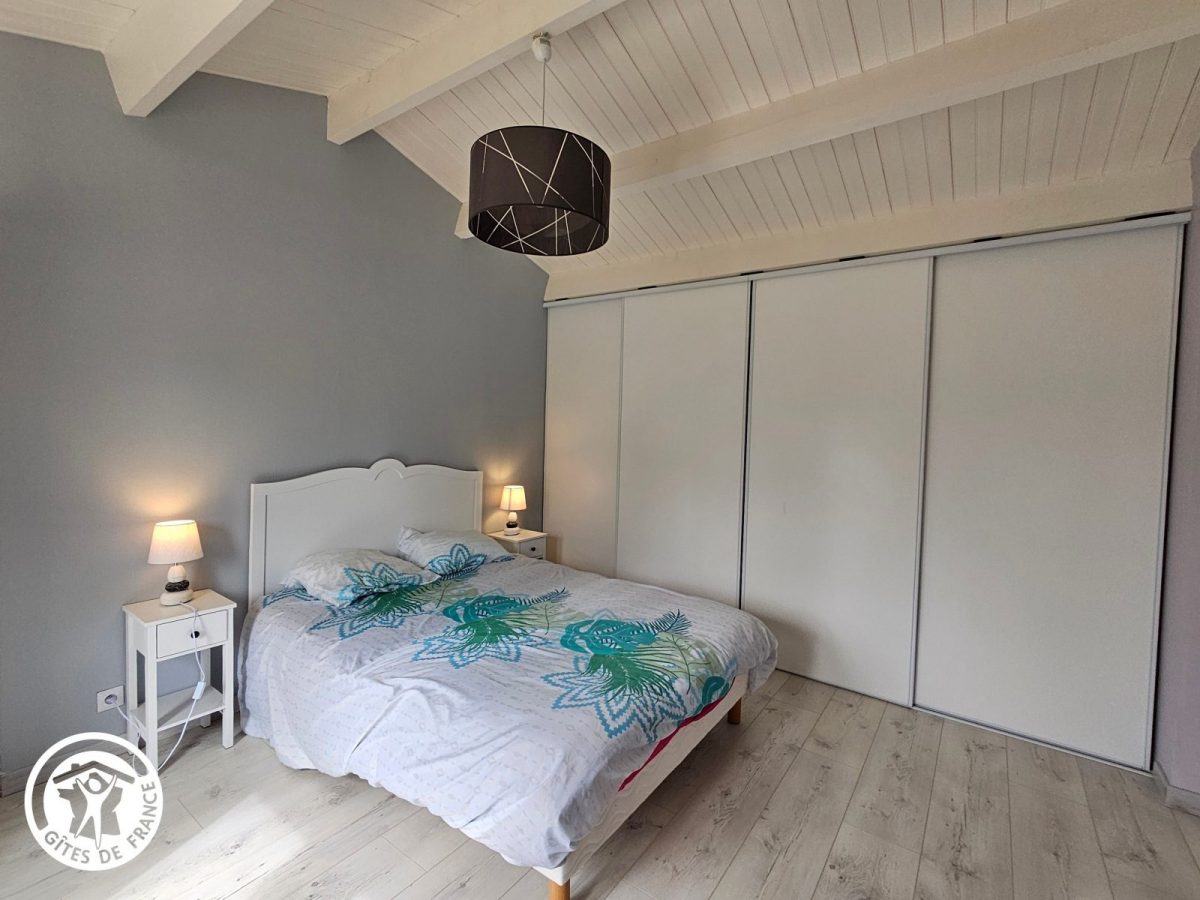 Gîte agréé Gîtes de France dans le PNR Marais Poitevin : Chambre (1 lit 140)_8