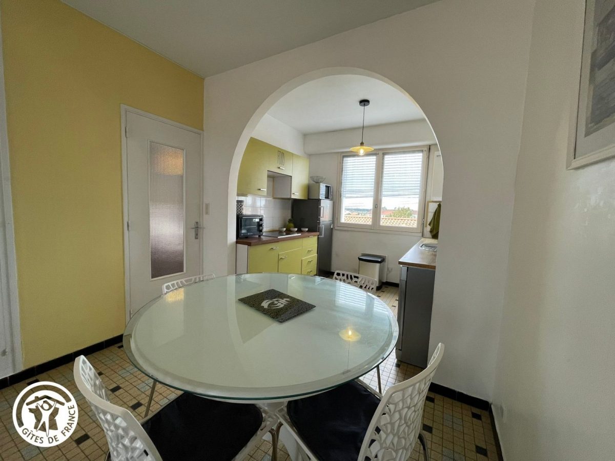 Appartement agréé Gîtes de France en Vendée : Séjour/cuisine_7