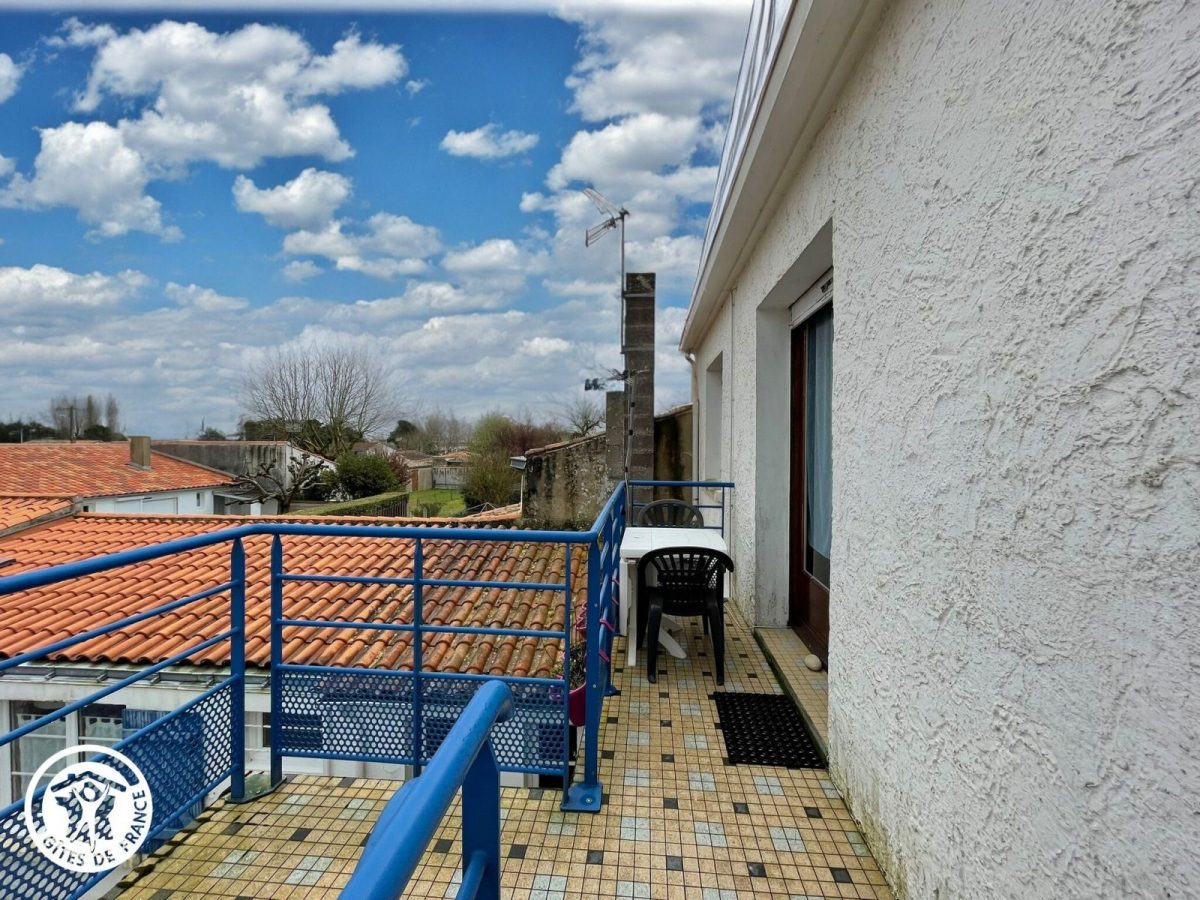 Appartement agréé Gîtes de France en Vendée : Balcon privatif_12