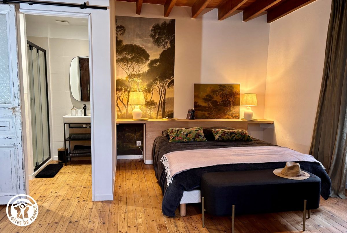 Gîte agréé Gîtes de France en Vendée : Chambre 1 (2 lits 80 jumelables)_4