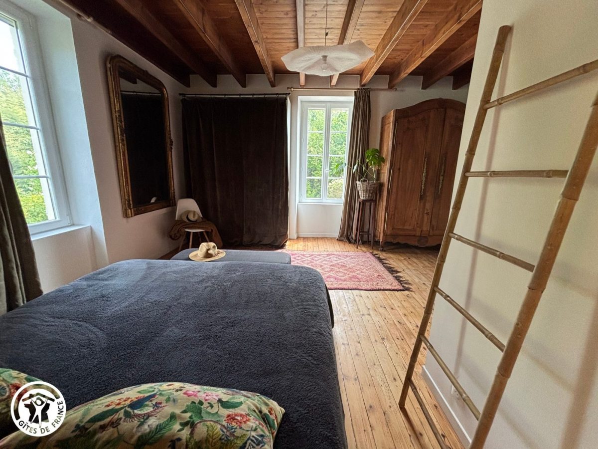 Gîte agréé Gîtes de France en Vendée : Chambre 1 (2 lits 80 jumelables)_13