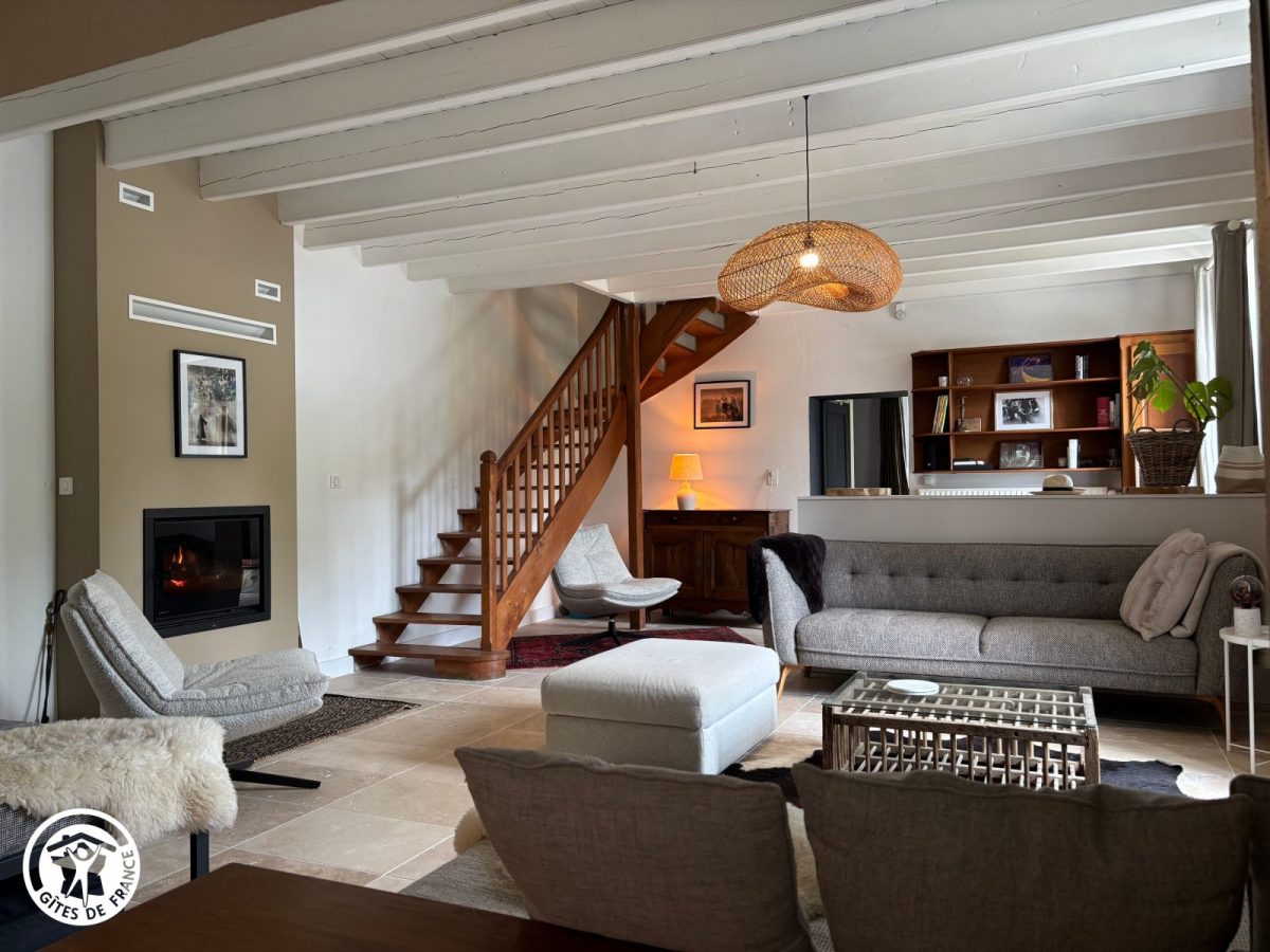 Gîte agréé Gîtes de France en Vendée : Salon_8
