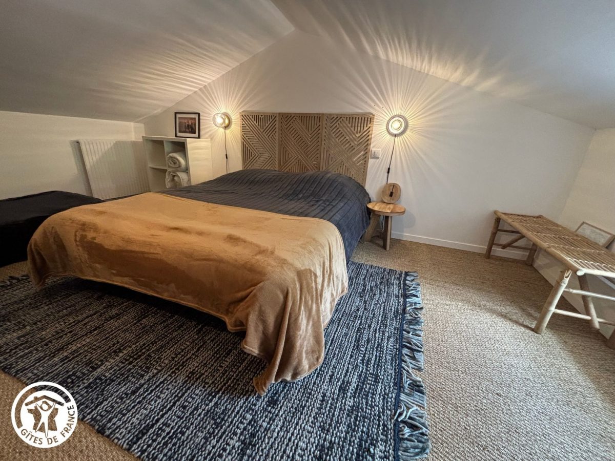 Gîte agréé Gîtes de France en Vendée : Chambre 5 (2 lits 80 jumelables + 1 lit 80)_25