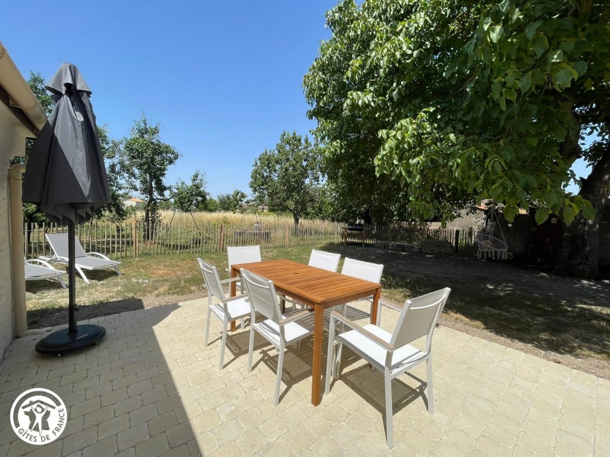 Gîte agréé Gîtes de France en Vendée : Terrasse_13
