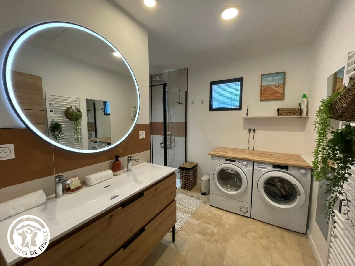 Gîte agréé Gîtes de France en Vendée : Salle d’eau_15
