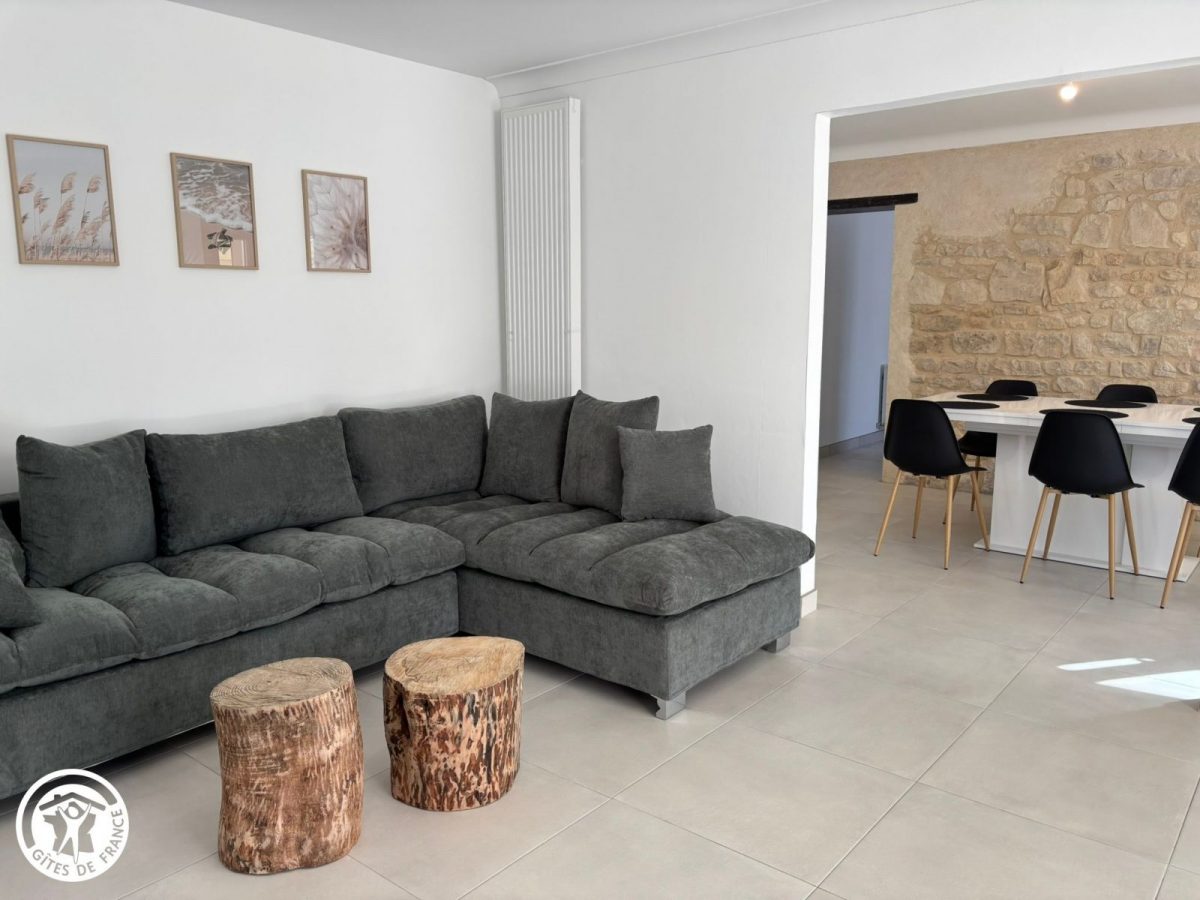 Gîte agréé Gîtes de France dans le PNR Marais Poitevin : Salon_7