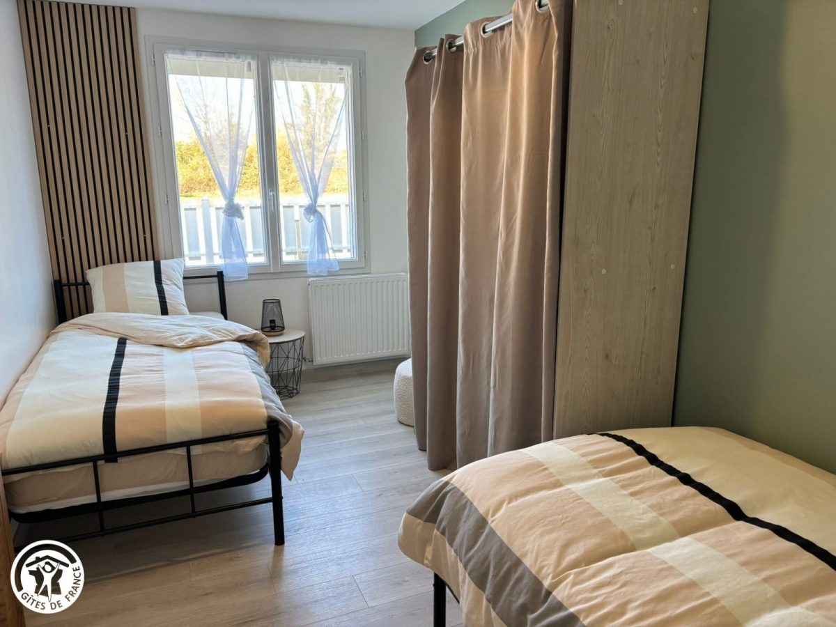 Gîte agréé Gîtes de France dans le PNR Marais Poitevin : Chambre 3 (2 lits 90)_13