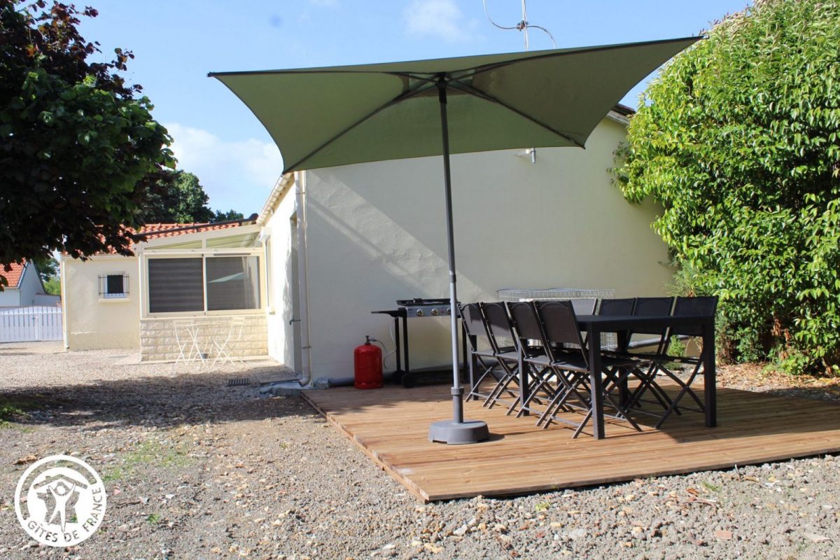 Gîte agréé Gîtes de France dans le PNR Marais Poitevin : Terrasse_5