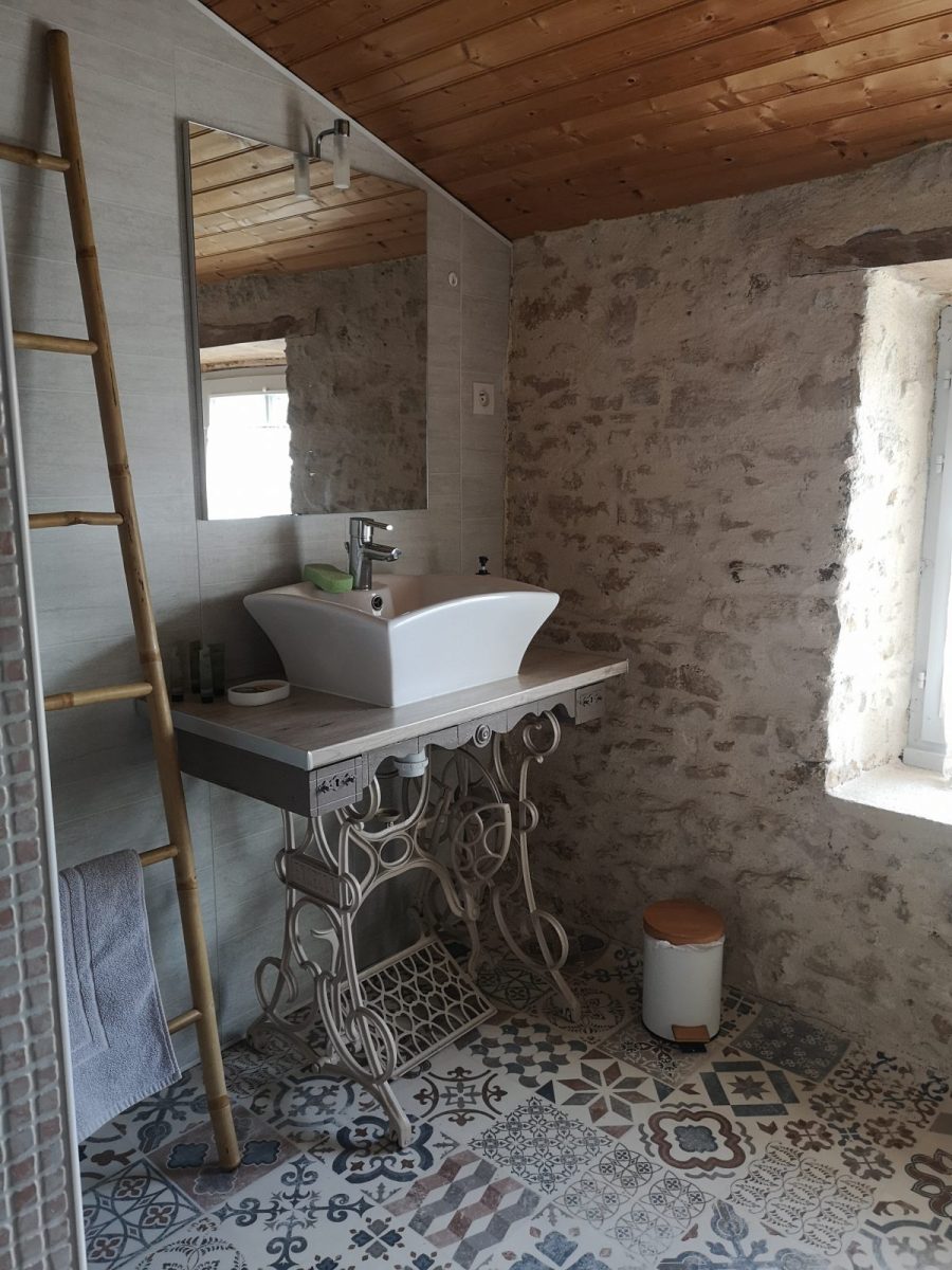 Meublé Les Pierres Dorées_St Juire_Salle d’eau