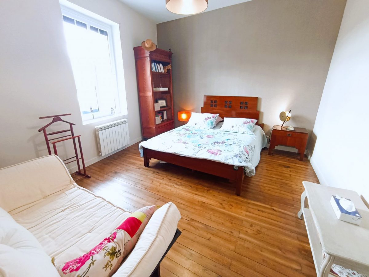 Chambre d’hôtes_Les Rives Enchan’thé_Mareuil sur Lay_Lit double