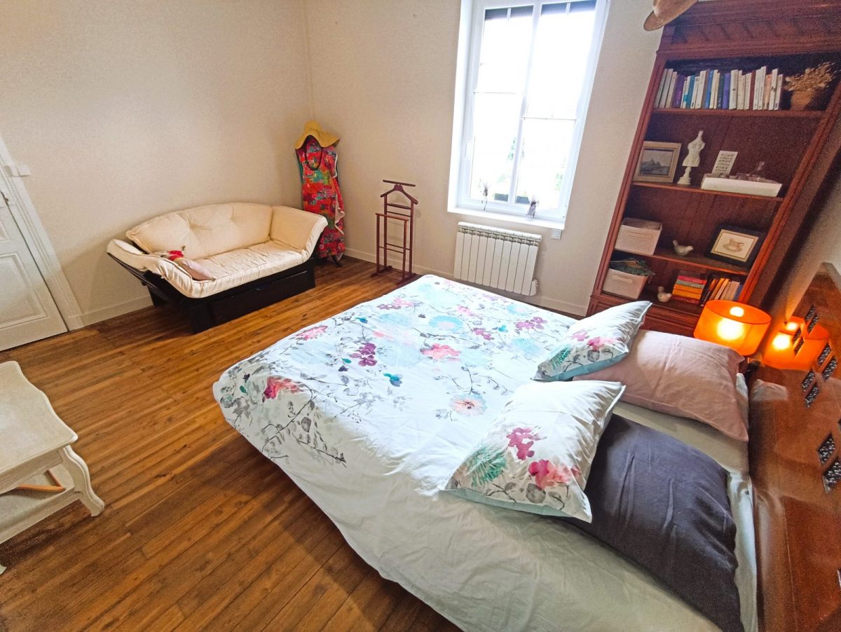 Chambre d’hôtes_Les Rives Enchan’thé_Mareuil sur Lay_Vue chambre