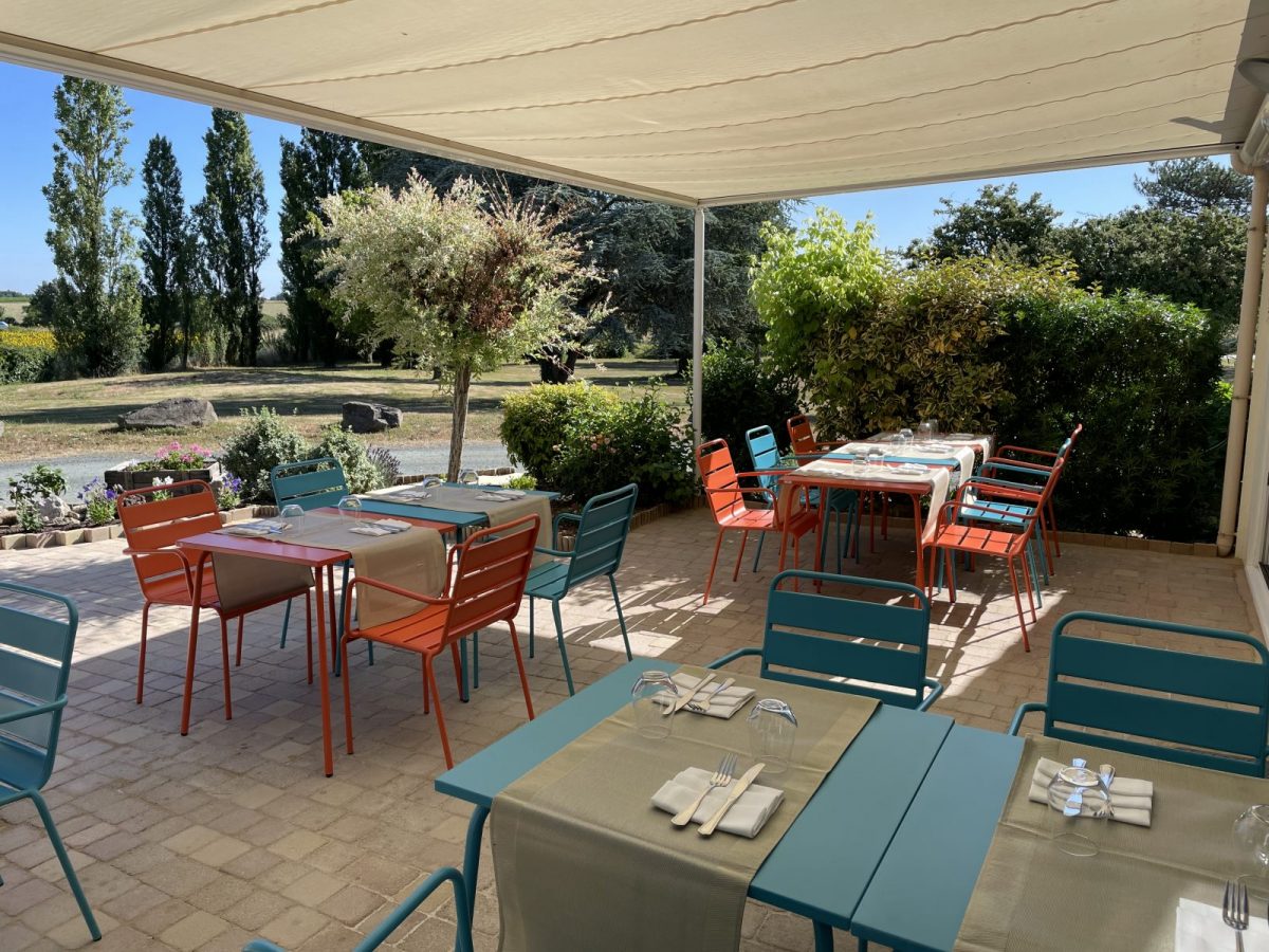 La terrasse ombragée