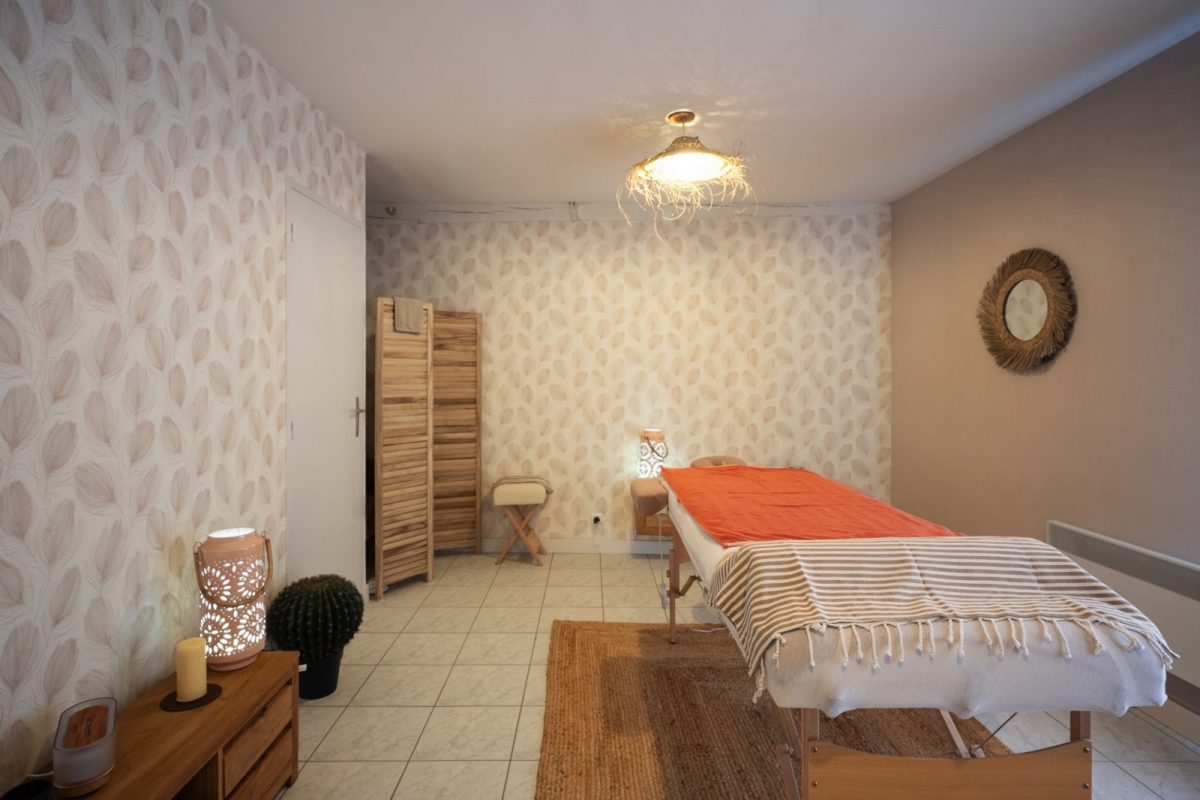 Meublé L’Aigrette_Chaillé les Marais_Salle de massage